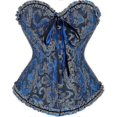thumbnail image 1 of Mimigo Women Lace Up Back Sexy Floral Corset For Women Lingerie Bustier Top Plus Size, 1 of 4