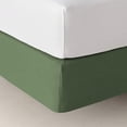 thumbnail image 6 of DNG Creations 1 Piece Box Spring Cover 100% Egyptian Cotton Wrap Around 4 Sides for Hotel & Home, Fits Box Springs up to 12 Inch Deep Pocket ( Solid Moss - California King ), 6 of 7