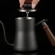 thumbnail image 5 of Bearachild Recipiente para hacer café, olla de agua de mano de acero inoxidable, ollas para café, recipiente para bebidas para restaurante, hogar, Bar, Juegos de servir café y té Negro Bearachild HA011202-01B, 5 of 6