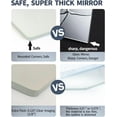 thumbnail image 2 of Shatterproof Wall Mirror Full Length Mirror,Plexiglass Mirrors for Wall,Full Body Mirror for Bedroom,Gym Mirrors for Home,x4 Pack,Workout Unbreakable Kids Safe,Over the Door, Long Wall Mounted, 2 of 5