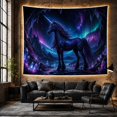 thumbnail image 6 of Unicorn Stands Entire With Body Star Speckled Galaxy, Mystical Fantasy for Space Lovers, Galaxy Room Decor, Graduation Gift, Tapestry Wall Hanging for Bedroom and Dorm, 6 of 7