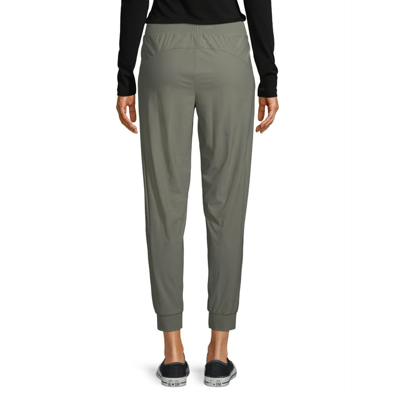 Athletic Works Women's Athleisure Commuter Jogger Pants with Zip Pockets 