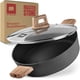 thumbnail image 1 of ULTRACHEF Arrocera Antiadherente Master Stone Tapadera de Vidrio Templado|Revestimiento de Piedra de Alemania 100% libre de PFOA, para estufa de inducci&oacute;n, gas o el&eacute;ctrica. Olla, 1 of 8