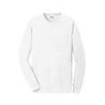 thumbnail image 5 of Port & Company Pigment Dyed Long Sleeve Pocket Tee-L (White), 5 of 6
