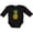 AB-Black, variant on Summer Pineapple Boys or Girls Long Sleeve Baby Bodysuit