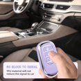 thumbnail image 3 of Key Fob Cover Compatible with Fit for Honda Accord Civic CR-V HR-V Pilot Passport Ridgeline Keychain Case Holder Protector,Silver-purple, 3 of 6