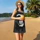 thumbnail image 3 of Balery Magician Hat Skull Vestidos de verano para mujer con estampado: vestido holgado sin mangas, vestido playero informal y cómodo para días calurosos., 3 of 7