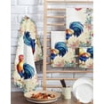 thumbnail image 2 of Farmhouse Chicken Kitchen Dish Towels for Drying Dishes Set of 3, Watercolor Flowers Floral Farmhouse Waffle Weave Microfiber Terry Hand Tea Bathroom Towels Quick Dry & Absorbent Towel 15.7x23.6, 2 of 7