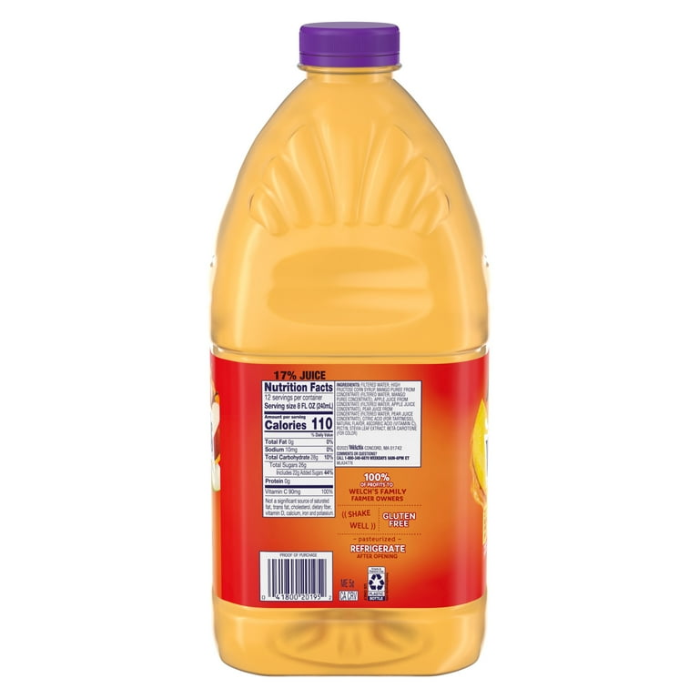 Welch's Mango Twist Juice Cocktail, 96 fl oz Bottle