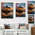 thumbnail image 4 of Designart "Carousel at Twilight A Whimsical Ride" Cityscapes Floater Framed Canvas Print, 4 of 7