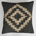 thumbnail image 3 of Indian Handwoven Kilim Pillow Cover 18x18 Square Indian Outdoor Cushions Cover Decorative Throw Pillow Cases Jute Wool Cushion Cover Boho Pillow Shams for Home Decor, 3 of 6