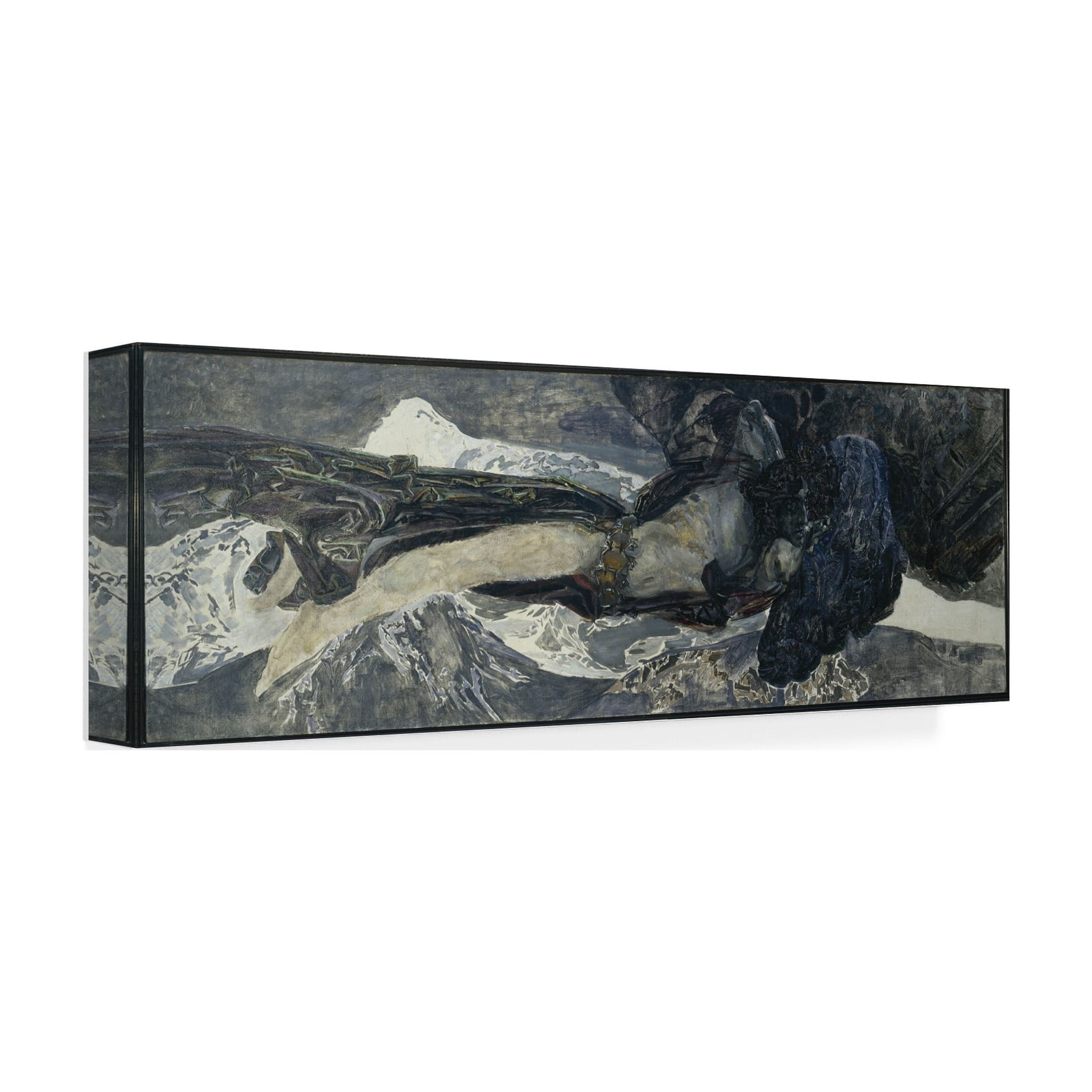 Mikhail Vrubel 'Flying Demon' Canvas Art
