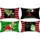 thumbnail image 1 of Juego de 4 fundas de almohada navideñas de 18.0 x 18.0 in, para decoraciones navideñas, funda de almohada de granja navideña de invierno, fundas de almohada de lino y algodón, decoración navideña para, 1 of 4