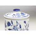 thumbnail image 3 of Zeckos AA Importing 59791 Blue And White Round Jar With Lid, 3 of 3