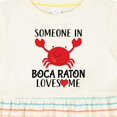 thumbnail image 4 of Inktastic Someone in Boca Raton Loves Me Girls Baby Dress, 4 of 5