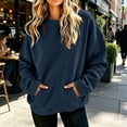 thumbnail image 6 of Enjoytime Crew Neck Sweatshirts Women Fall Fashion Long Sleeve Pullover Tops Loose Trendy Sweatshirt With Pocket, 6 of 6