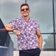 thumbnail image 4 of Balery Daisies Flowers Camisa Polo de Hombre con Estampado, de Manga Corta y Tejido Medio, Camisa Tipo Golf Polo-Small, 4 of 6