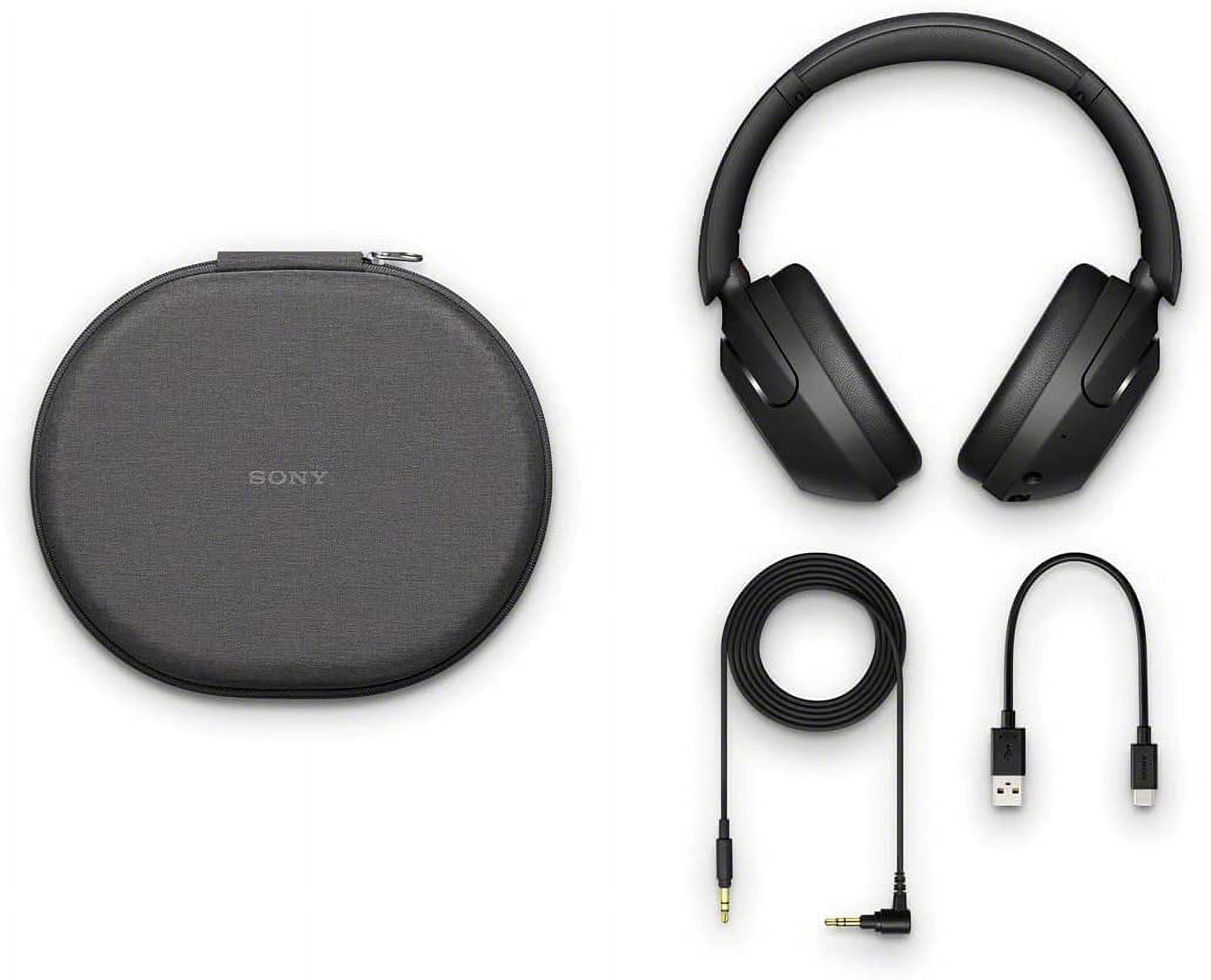 WH-XB910N with with Sony Cancelling Ear Over Microphone Bluetooth Headset NeeGo Wireless Headphones AUX Extra Noise Bass
