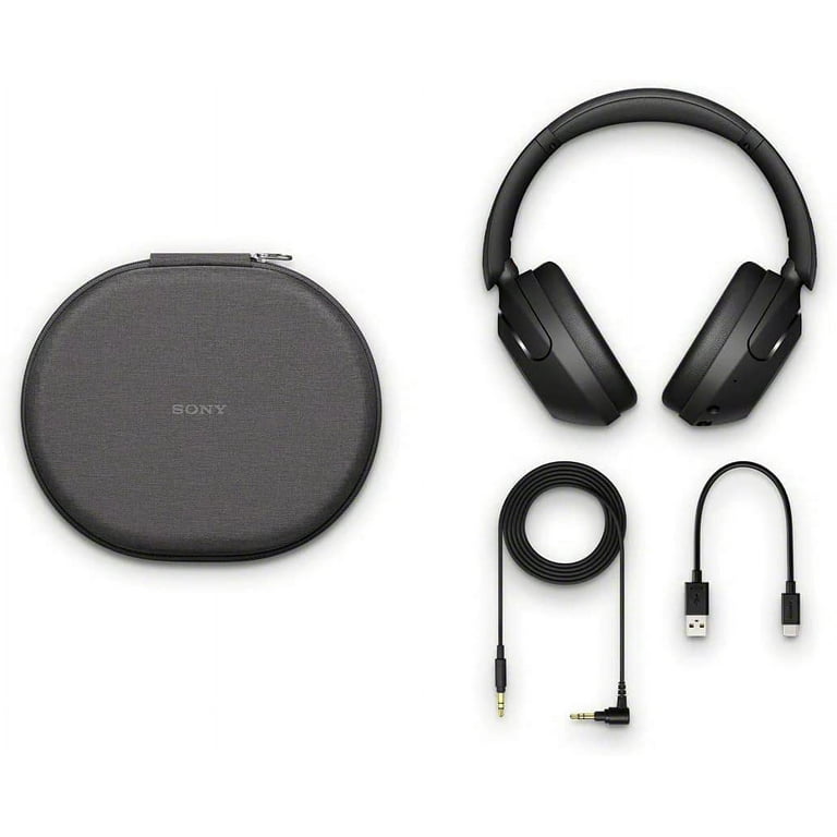 Sony Wireless Bluetooth Over Ear Headset WH-XB910N with Microphone Extra  Bass Noise Cancelling Headphones with NeeGo AUX 