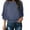c01Blue, variant on JGGSPWM Women Blouses Dressy Casual 3/4 Length Sleeve Womens Round Neck Shirts Casual Solid Color Top Pink XL
