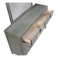 thumbnail image 6 of Modern Style 6-Drawer Dresser Made with Wood in Gray finish, 6 of 14