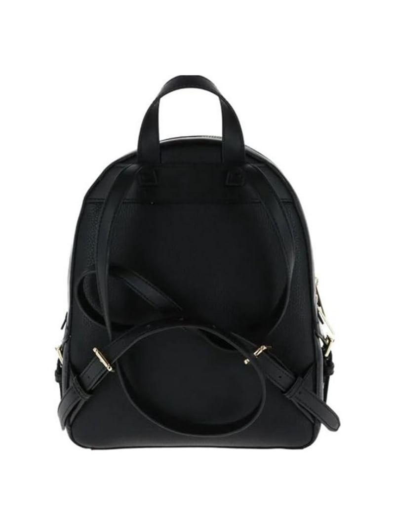 Michael Kors Women's Pebbled Leather Backpack, Zip Pocket, Black