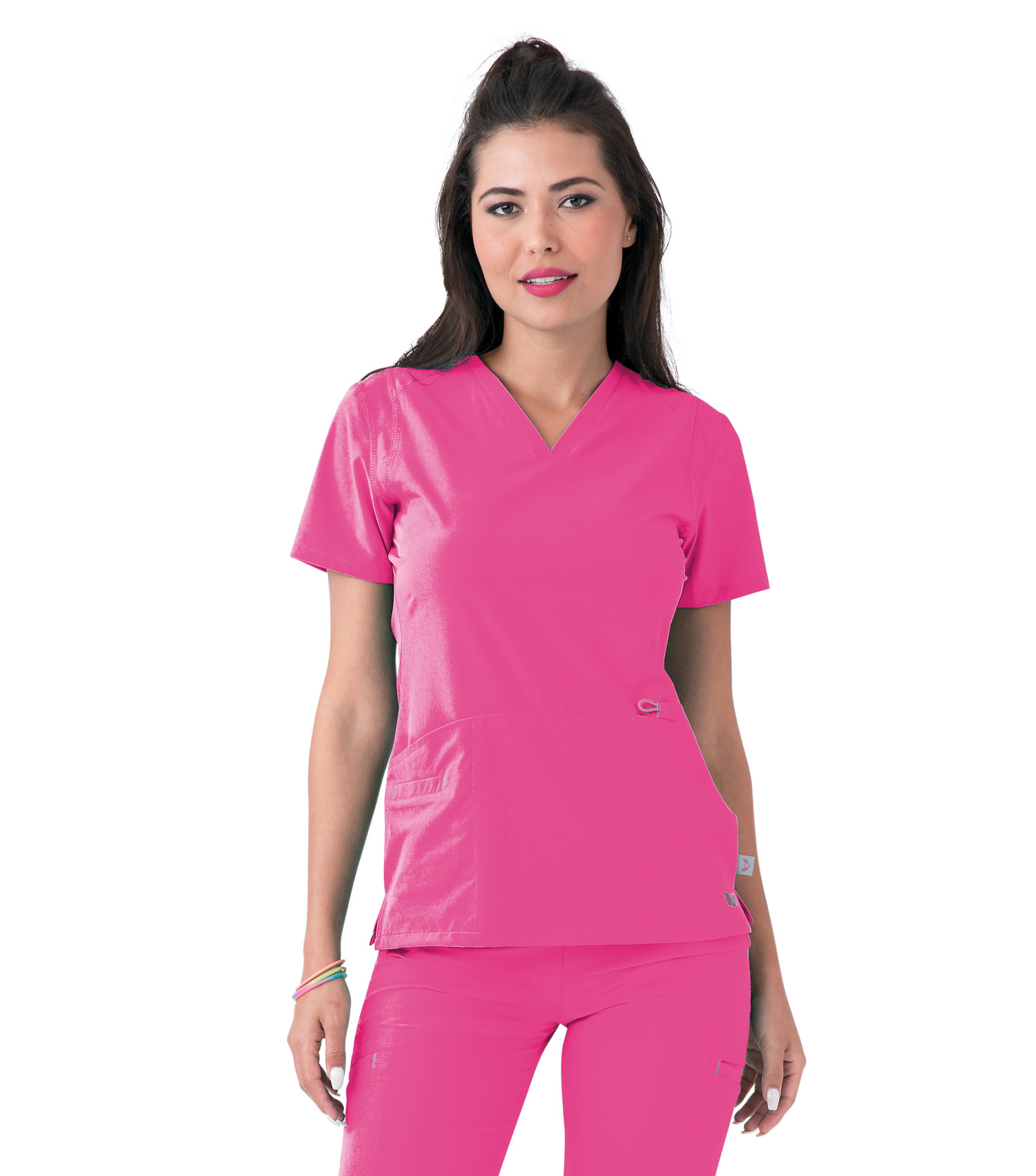 Smitten Smitten Miracle ROCK GODDESS Scrub Top for Women