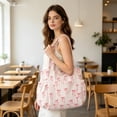 thumbnail image 3 of Gocvo Multiple Pockets Corduroy Bag, Large Tote Bag for Women, Ladies Bag Casual Hobo Handbags(Watercolor Bows), 3 of 11