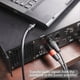 thumbnail image 2 of Cable de Audio USB A XLR, Cable de Salida USB A XLR Macho Dual, Convertidor de Cable de Audio Estéreo USB para PC para Amplificador, Altavoz de 200 cm, 2 of 5