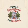 thumbnail image 4 of Inktastic I Want a Hippopotamus for Christmas Boys or Girls Baby T-Shirt, 4 of 5