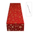 thumbnail image 5 of Christmas Table Runner Golden Snowflake Design Washable for Dining Table Holiday Party Home Decor, 5 of 6