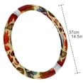 thumbnail image 4 of Turkey 14.5 Inch Printing PVC Leather Car Wheel Covers Steering Wheel Covers Steering Wheel Cover Auto Accessories, 4 of 6