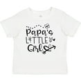 thumbnail image 3 of Inktastic Papa's Little Girl with Hearts Flower and Butterfly Girls Baby T-Shirt, 3 of 5
