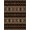 Black Burnt Orange Gray, Pattern 5, variant on ODIKA 8'x10' Washable Area Rug Non-Shedding, Easy Care, Modern Brushstroke Art With Interlocking Geometric Accents Abstract Flowing for King Size Bedroom Under Bed, Master Suite