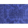 thumbnail image 1 of Ahgly Company Machine Washable Indoor Rectangle Abstract Blue Modern Area Rugs, 7' x 10', 1 of 4
