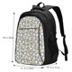 thumbnail image 5 of Fotbe White Popcorn Mochila con Estampado y Puerto USB para Hombre y Mujer, Mochila Antirrobo, Mochila de Viaje, Mochila Escolar, Mochila Universitaria, 5 of 7