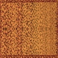 thumbnail image 1 of Ahgly Company Indoor Square Abstract Orange Modern Area Rugs, 8' Square, 1 of 4