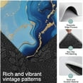 thumbnail image 3 of Blue Marble Gold Line Pattern Kitchen Rugs Sets Of 3,Kitchen Runner Rugs Non Skid Washable,Decorative Kitchen Floor Mats for Kitchen,Sink,Laundry,17"x30"+ 17"x47" + 17"x59", 3 of 6