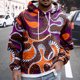 thumbnail image 1 of WILLBEST Sudaderas Deportivas Hombre Hombres Viento Africano Manga Larga Estampados Cálido Sudadera con Capucha Pulóver Tops Sudor Grande, 1 of 3