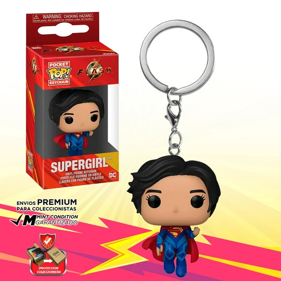 Funko Pop Llavero Supergirl Flash La Pelicula DC Original Funko Kara Zor-El