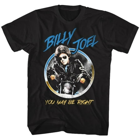 American Classics Billy Joel Men's You May Be Right T-Shirt XXXX-Large Black