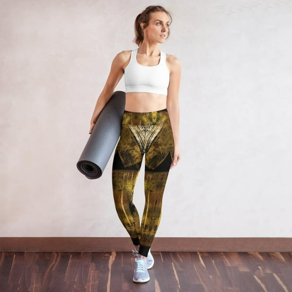 Morati Chakra Gold Calcite Yoga Leggings