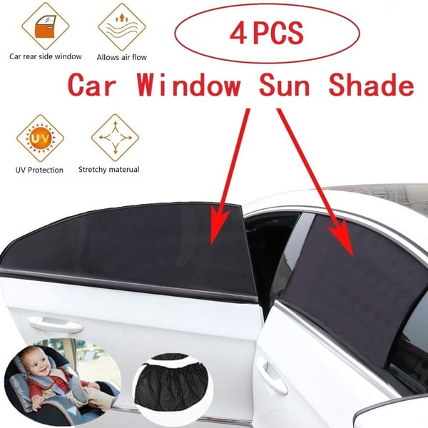 Pair 50cm Car Window Sun Shade Roller Blind Screen Protector Sun Visor Baby Sun 