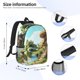 thumbnail image 5 of Easygdp Cartoon Mushroom House Mochila Ligera de 15 Pulgadas para Estudiantes, Mochila Cómoda para la Escuela y Viajes, Correas Ajustables, 5 of 6