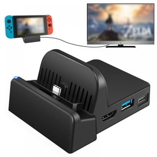 SIWIQU TV Docking Station for Nintendo Switch / Switch OLED,Switch Dock  Station Replacement with 4K HD Adapter /Type C/USB Port