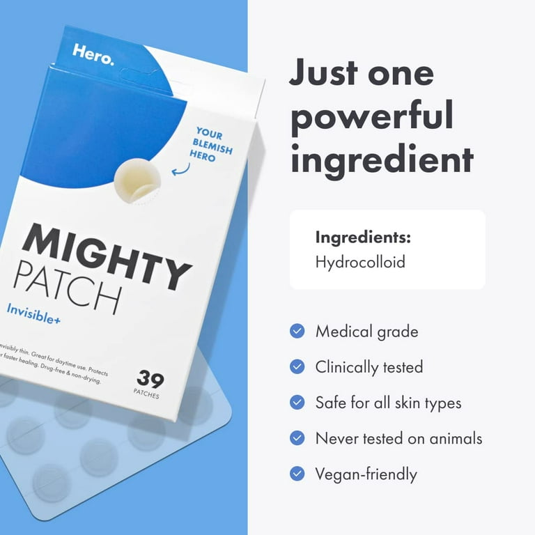 Mighty Patch Invisible+ Review: Hydrocolloid Stickers That Clear