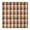 Brown Beige Green, variant on Red Black White Checkerboard Checkered Pattern Square Fitted Tablecloth with Elastic Edge,Square Table Cover,Washable Elastic Table Cover for Home Kitchen Party Decor 34"x34"