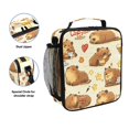 thumbnail image 2 of Haosy Cute Capybaras Doing Various Activities Reusable Lunch Box Men/Women Insulated Lunch Bag for School Picnic Travel, 2 of 6