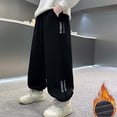 thumbnail image 2 of oqasdz Boys Jogger Pants for Winter Lined Athletic Sweatpants withed Ankles Trousers for Durable Fit Casual Outdoor, 2 of 7