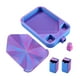 thumbnail image 2 of Bandeja para pintura de diamantes con tapa, organizador de cuentas, contenedor de almacenamiento, bandeja para clasificar cuentas azul y violeta, 2 of 8